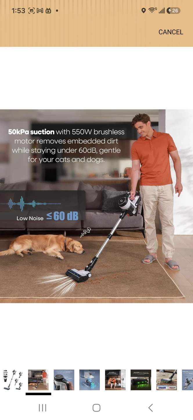 Tineco A11 Hero Cordless Vacuum Cleaner - photo 2
