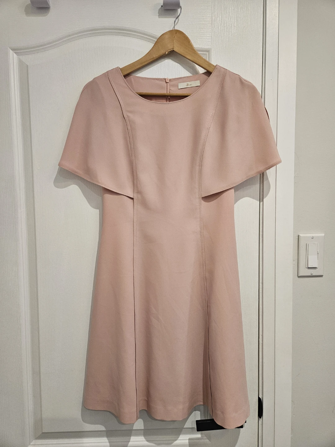 JIGOTT Pink Cap Sleeve Dress with Belt - photo 2