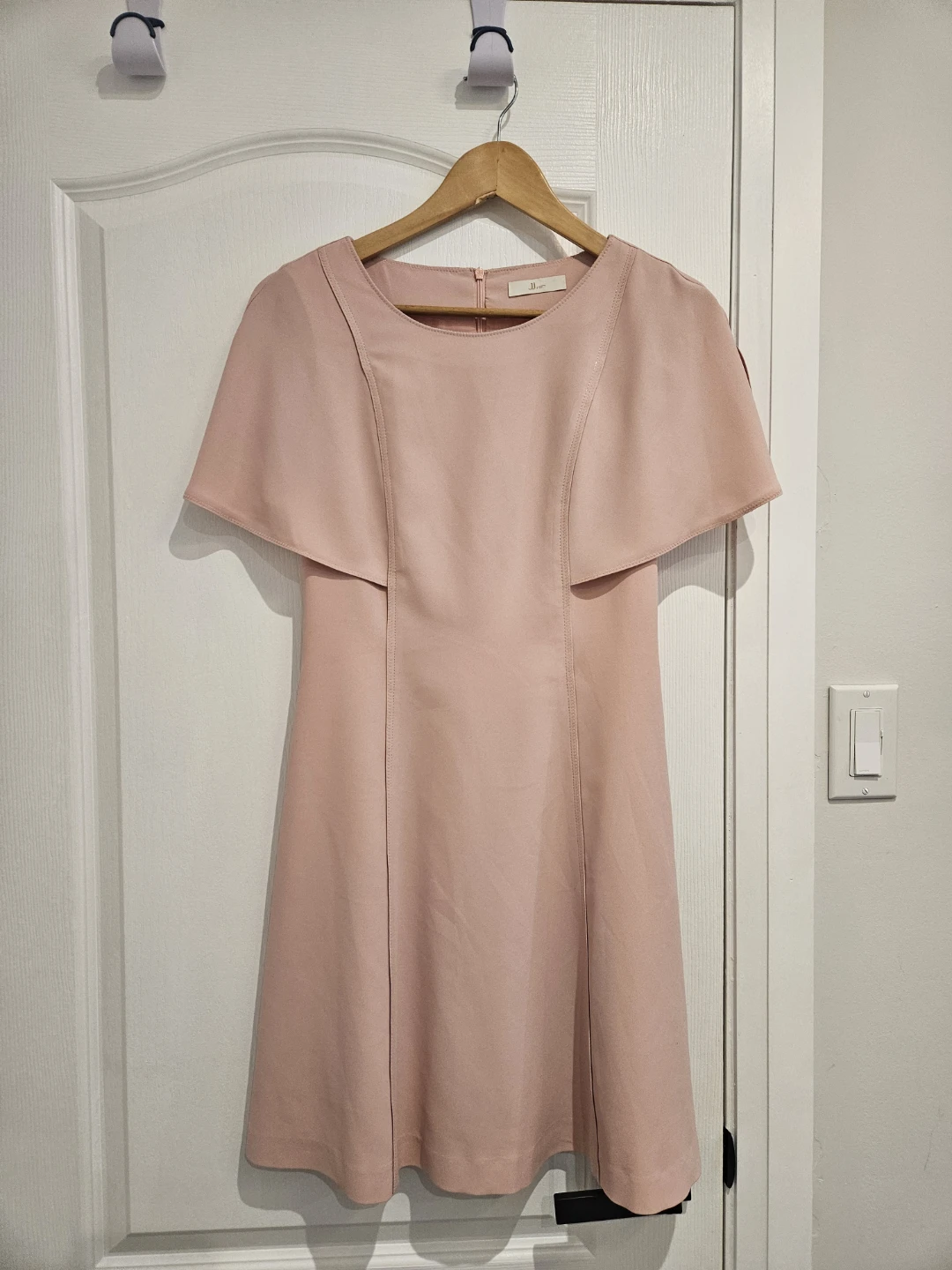 JIGOTT Pink Cap Sleeve Dress with Belt - photo 4