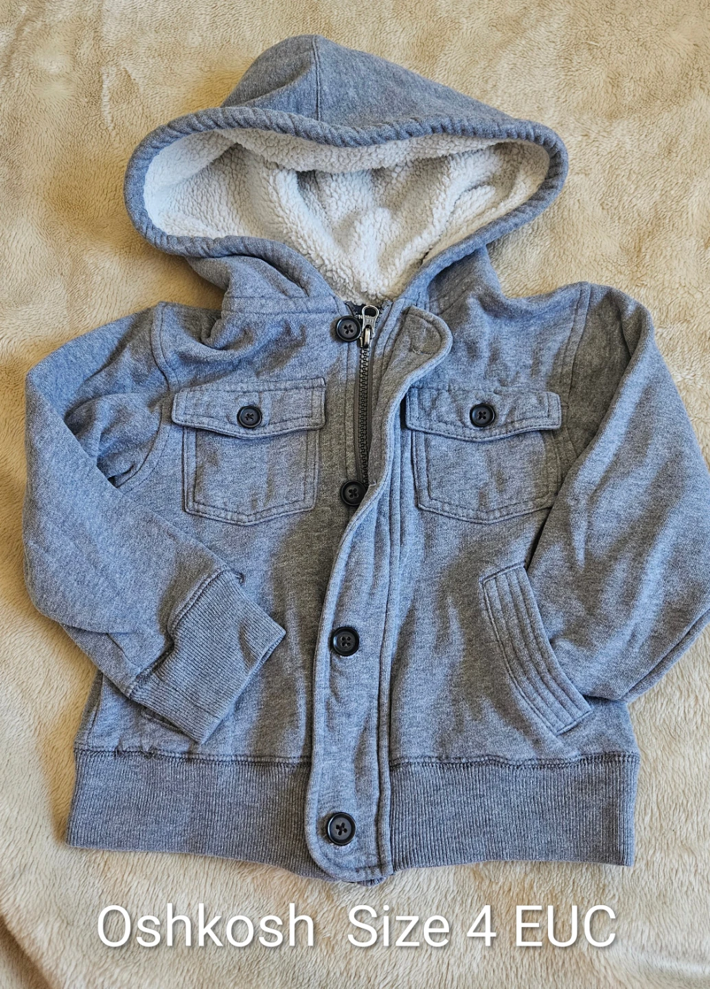 OshKosh Sherpa Fall Jacket Size 4