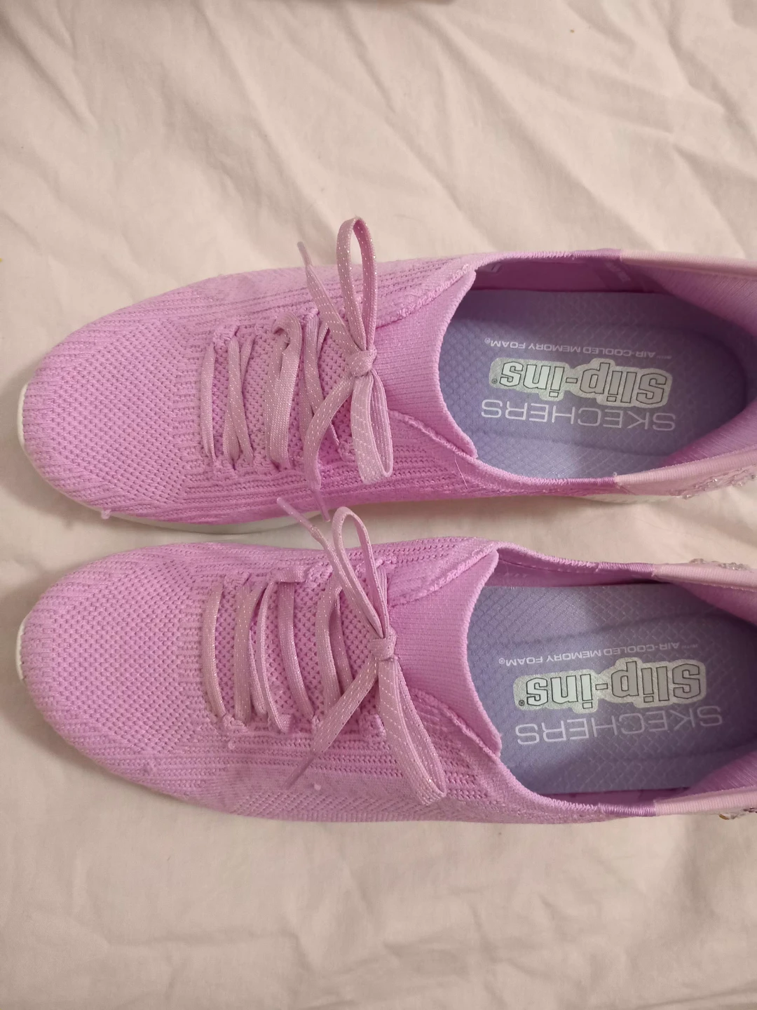 Sketchers Pink Crystal Running Shoes - photo 2