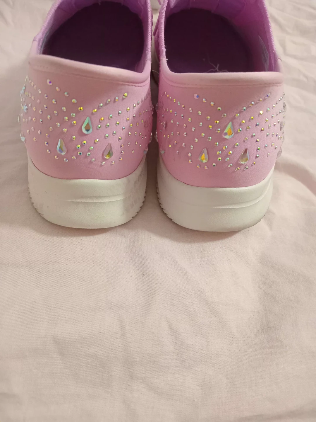 Sketchers Pink Crystal Running Shoes - photo 3