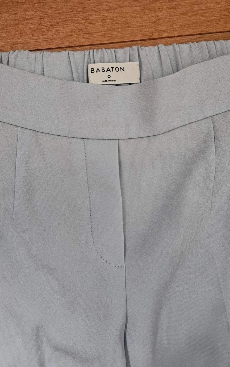 Aritzia Babaton Conan Blue & White Pants Size 0 - photo 2