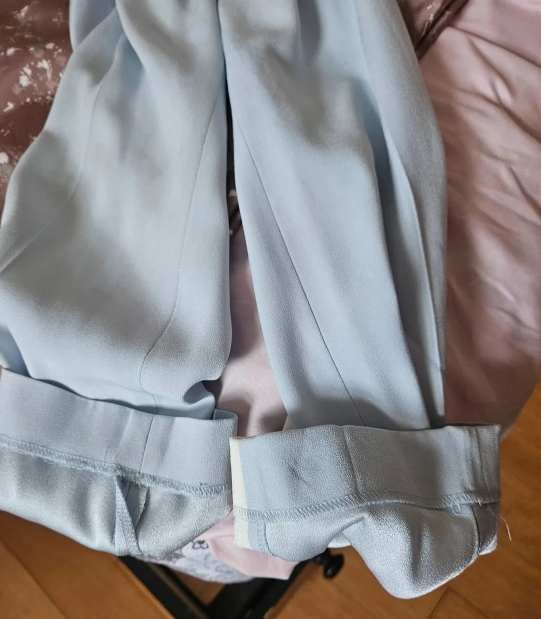 Aritzia Babaton Conan Blue & White Pants Size 0 - photo 3