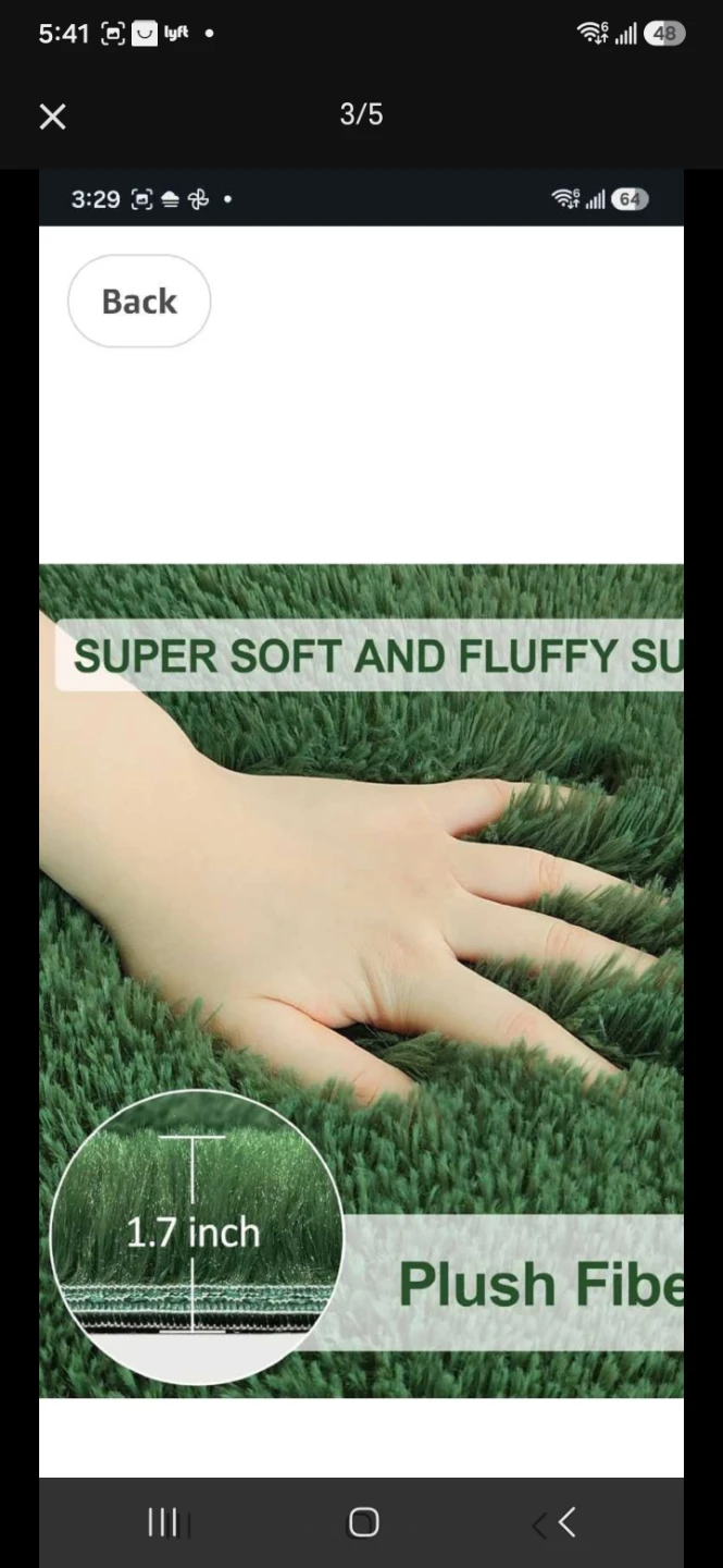 Fluffy runner rug - photo 3