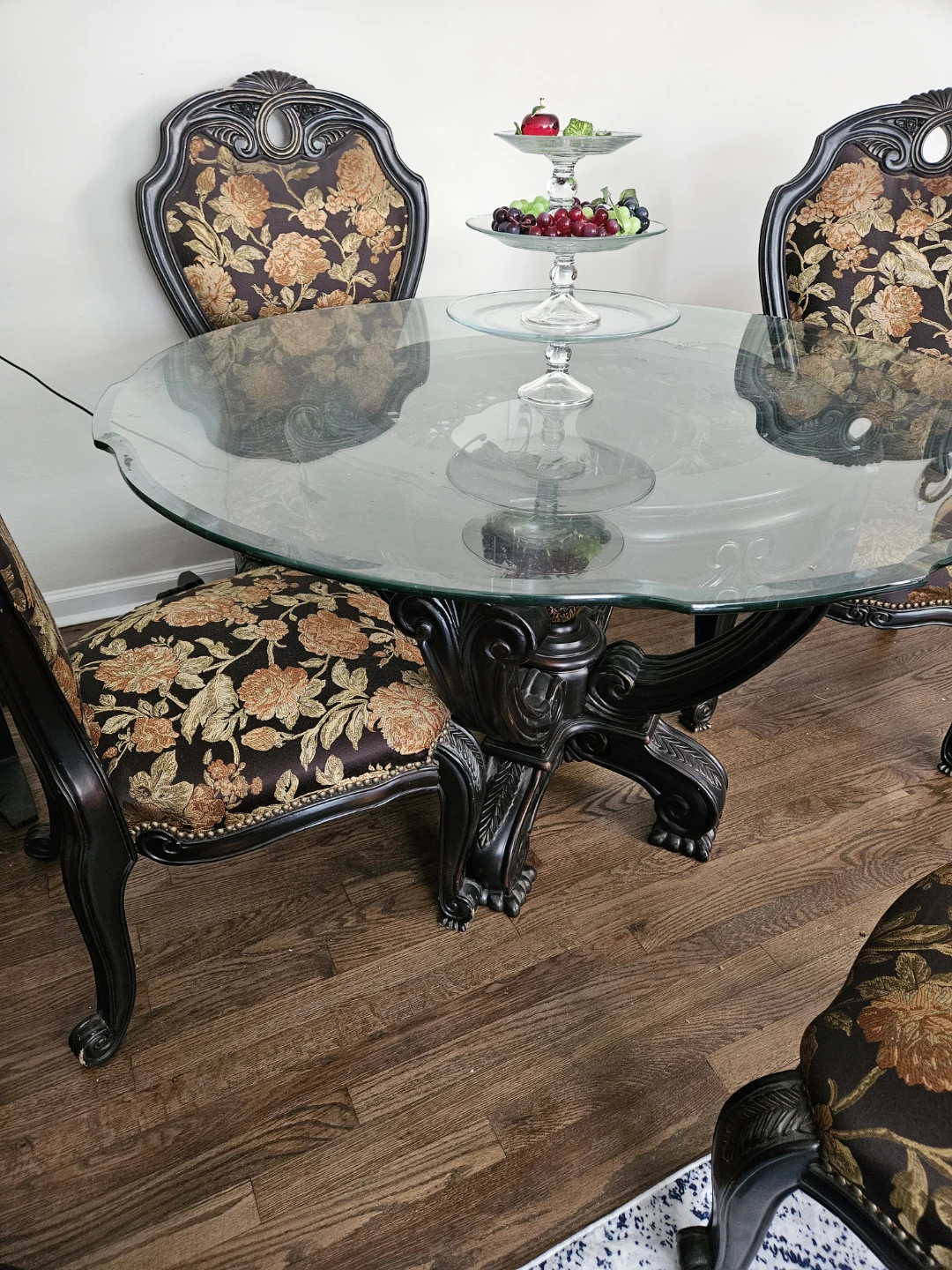 Ornate Floral Dining Chair - photo 2