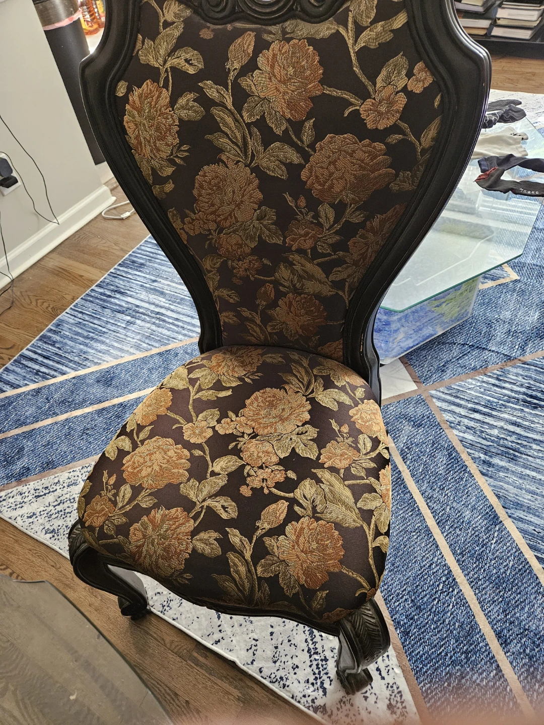 Ornate Floral Dining Chair - photo 3