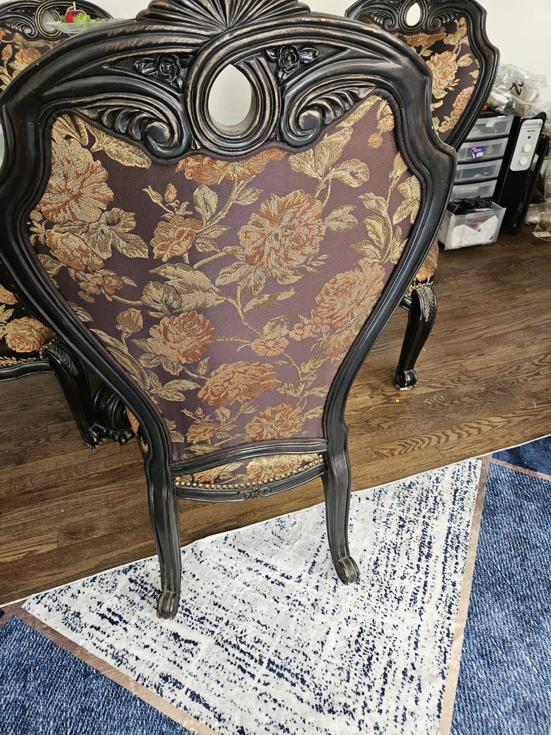 Ornate Floral Dining Chair - photo 4
