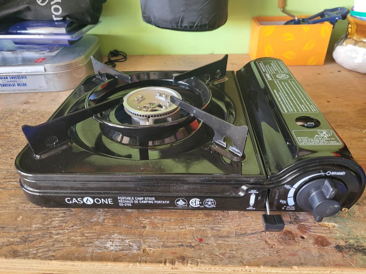 GAS ONE Portable Camp Stove with Carrying Case - photo 2