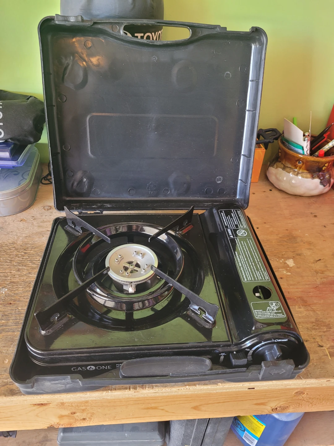 GAS ONE Portable Camp Stove with Carrying Case - photo 3
