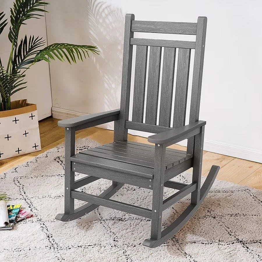 Grey Rocking Chair