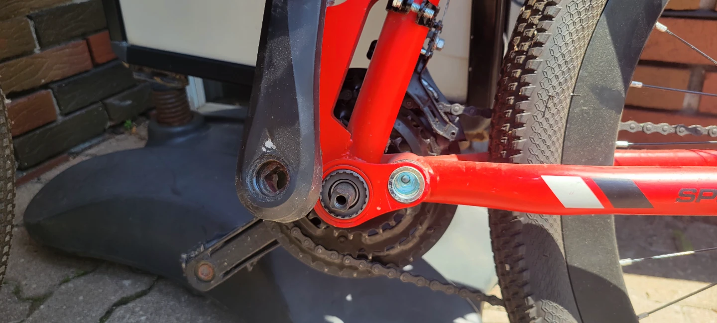 Red Sportbike folding  Mountain Bike - photo 2