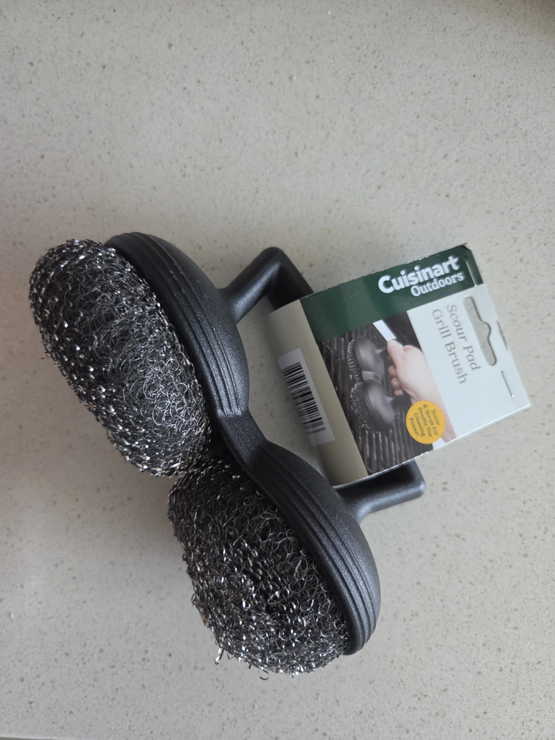 NEW Cuisinart Outdoors Scour Pad Grill Brush
