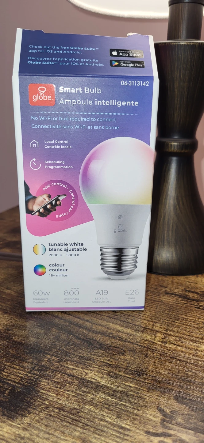 New Table Lamp + BRAND NEW Globe Smart Bulb - $40 OBO - photo 3