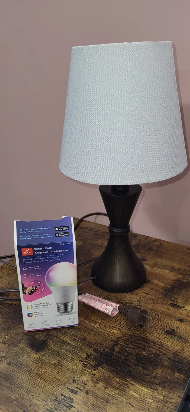 New Table Lamp + BRAND NEW Globe Smart Bulb - $40 OBO - photo 4