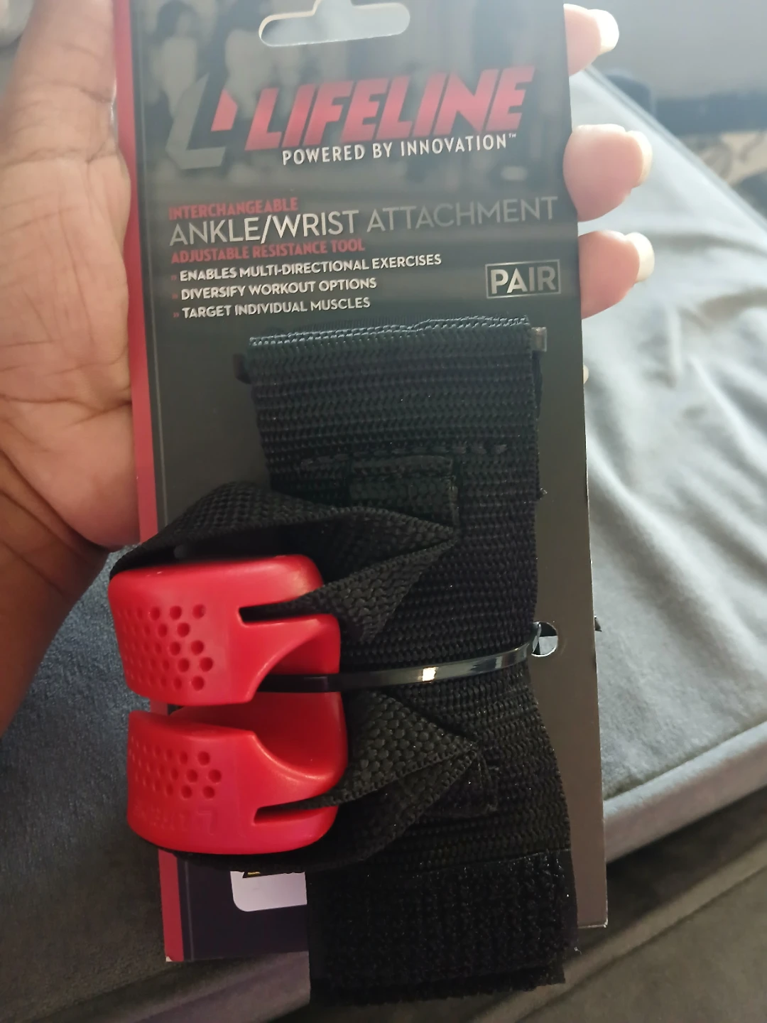 Lifeline Interchangeable Ankle/Wrist Attachment Pair