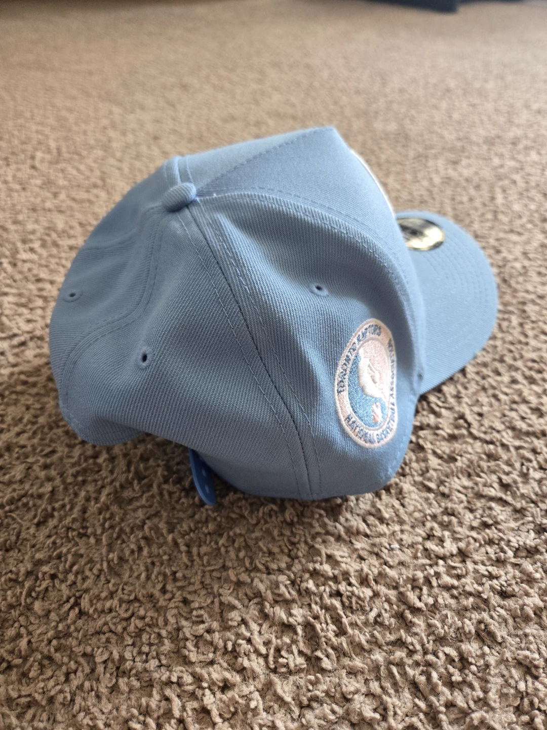 New Era Toronto Raptors 9FORTY Adjustable Hat - Blue & Pink - photo 3