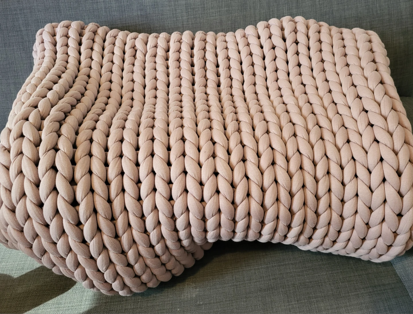 Knitted weighted blanket from Indigo - photo 2