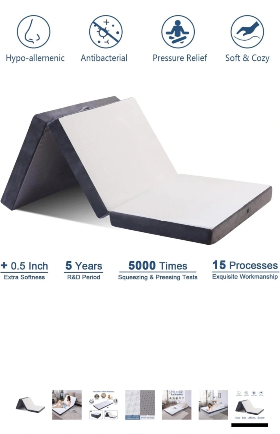 Versatile Tri-fold Mattress - photo 4
