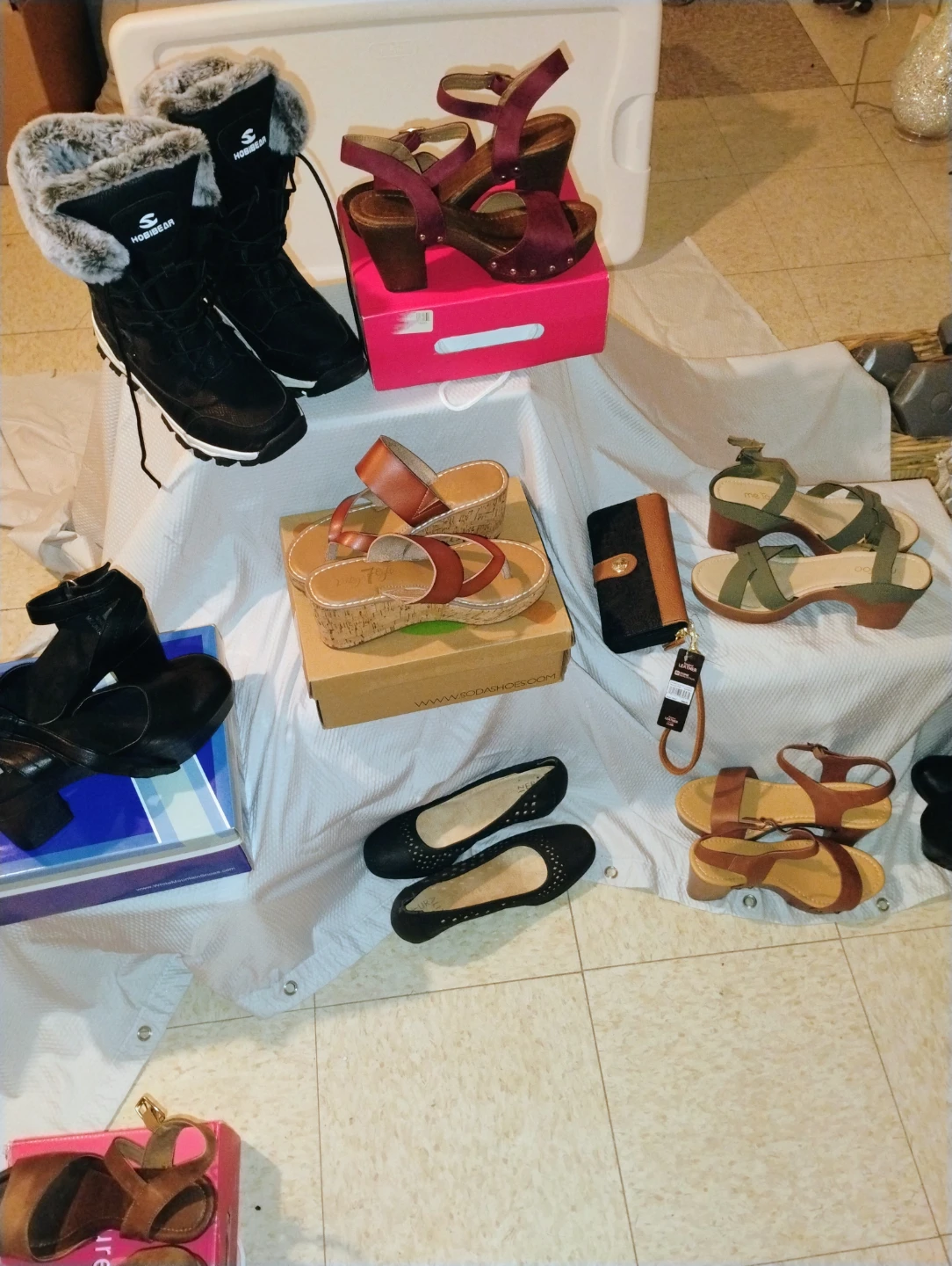 Zapatillas de mujer.