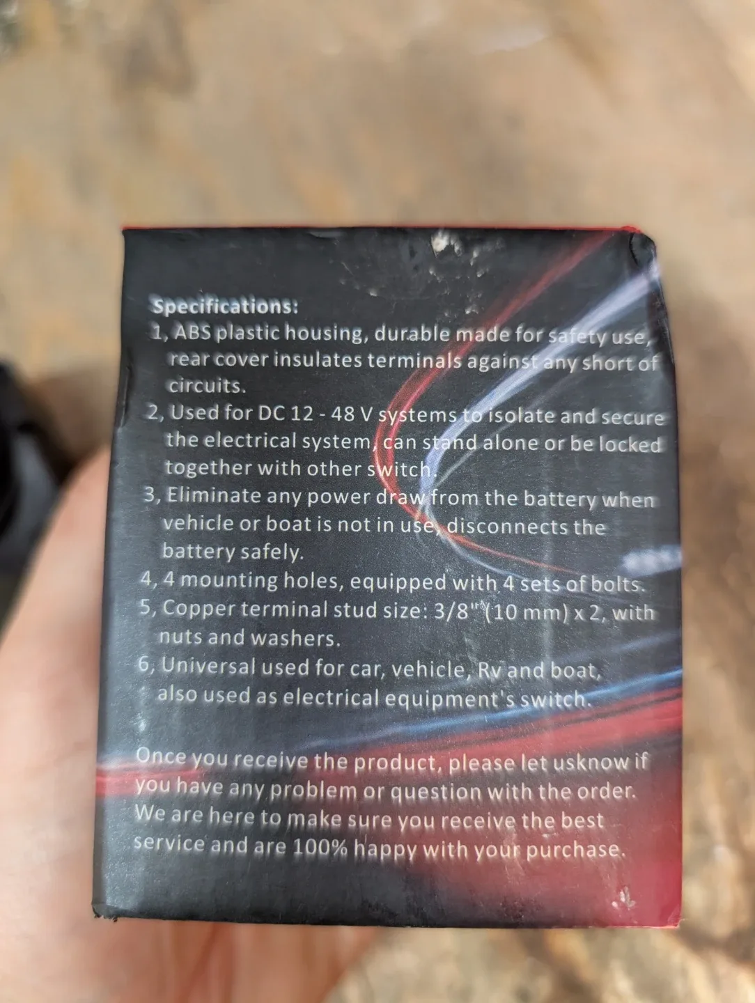 2@ Battery Isolator Disconnect Switch - photo 5