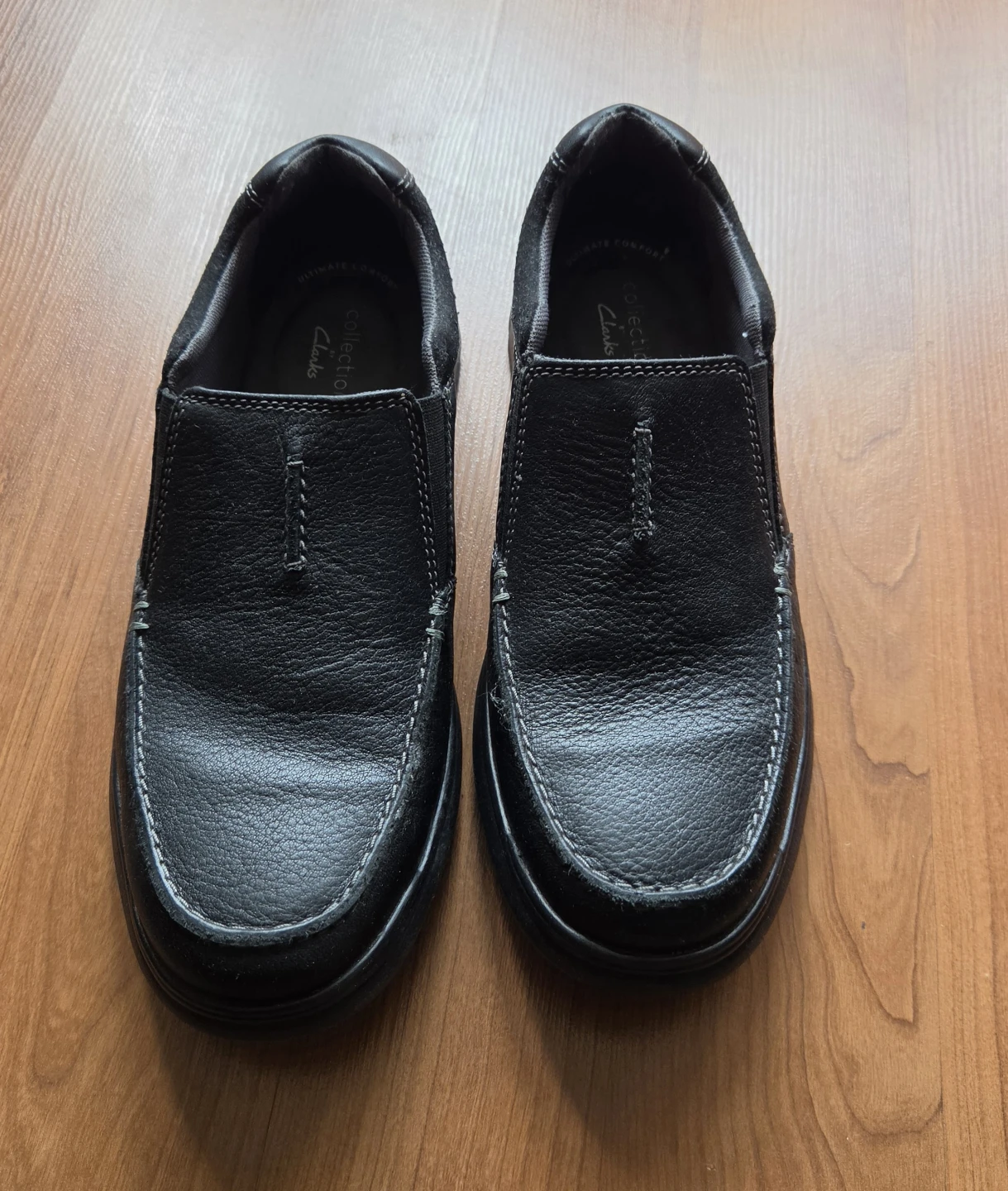 Clarks Collection Black Slip-On Shoes