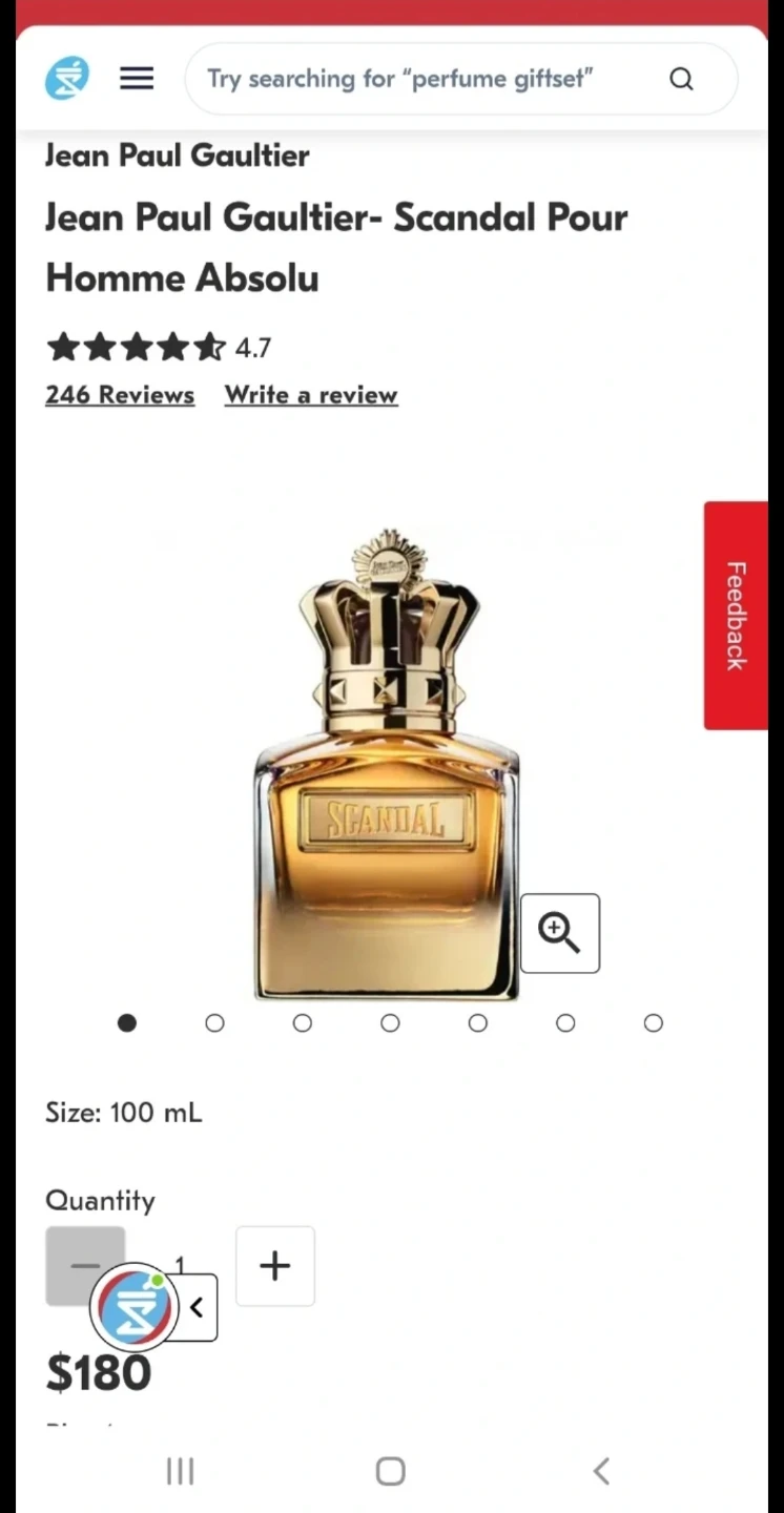 (Retail: $180) JPG - Scandal Pour Homme absolu Perfume - photo 4