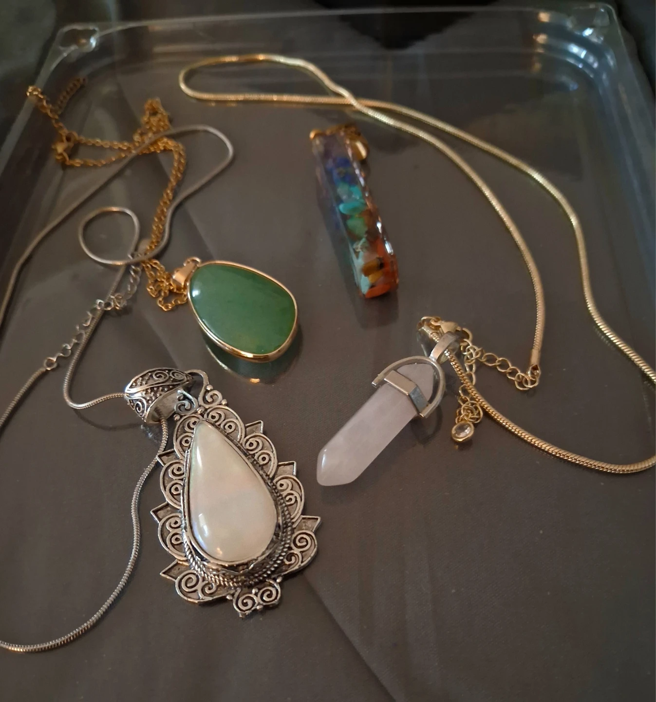 Assorted Crystal & Gemstone Necklaces