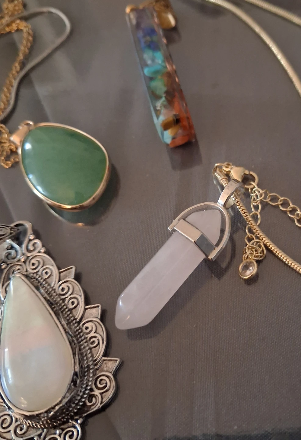 Assorted Crystal & Gemstone Necklaces - photo 5