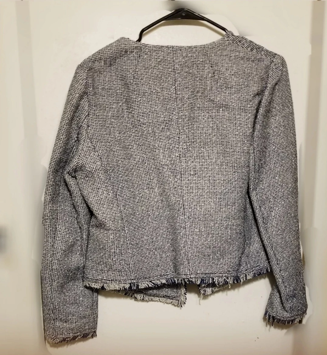 NWT Banana Republic Women's Navy Tweed Jacket ⚽ - photo 4