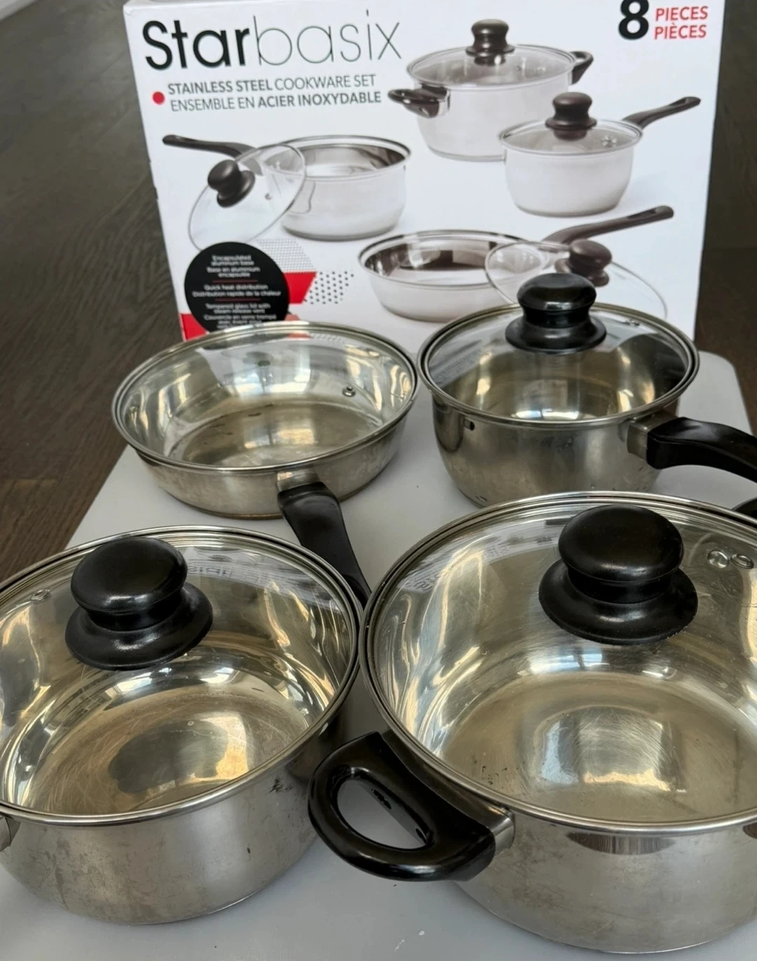 Starbasix Stainless Steel Cookware Set (Halal food cooked only)