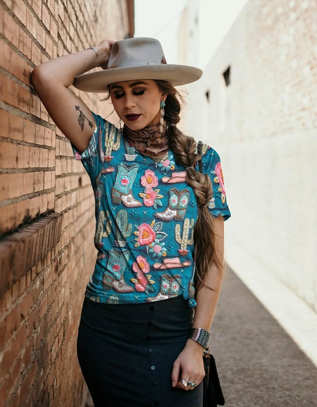 Women's 3D Digital Print T-Shirt