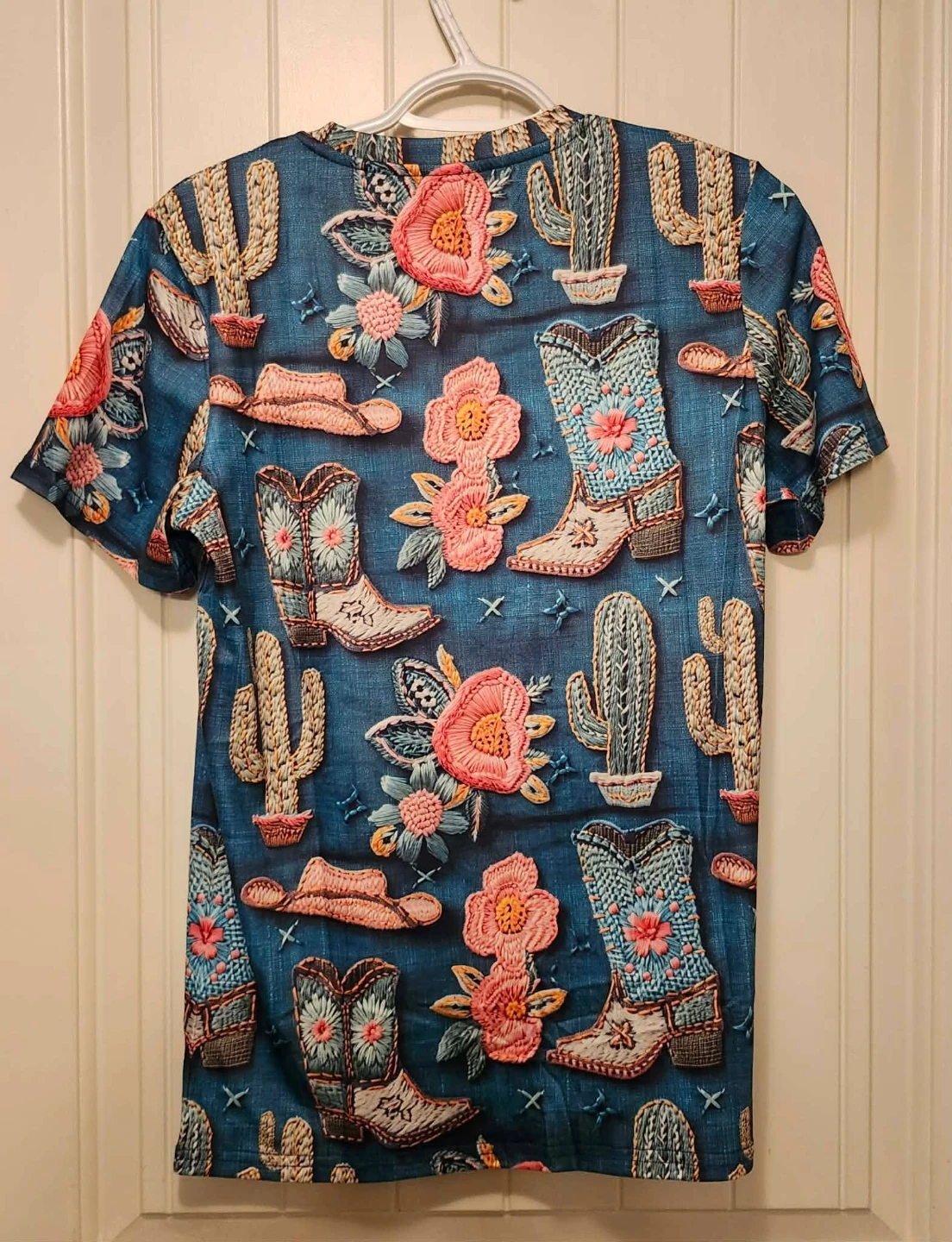Women's 3D Digital Print T-Shirt - photo 4