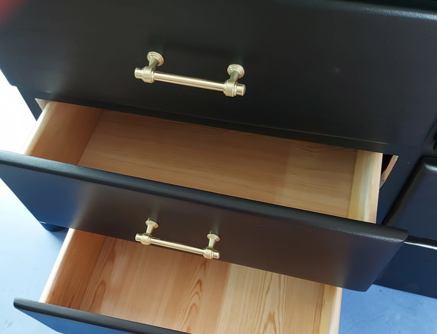 Like BRAND NEW Dresser Black Matte - Champagne Gold Handles - photo 2