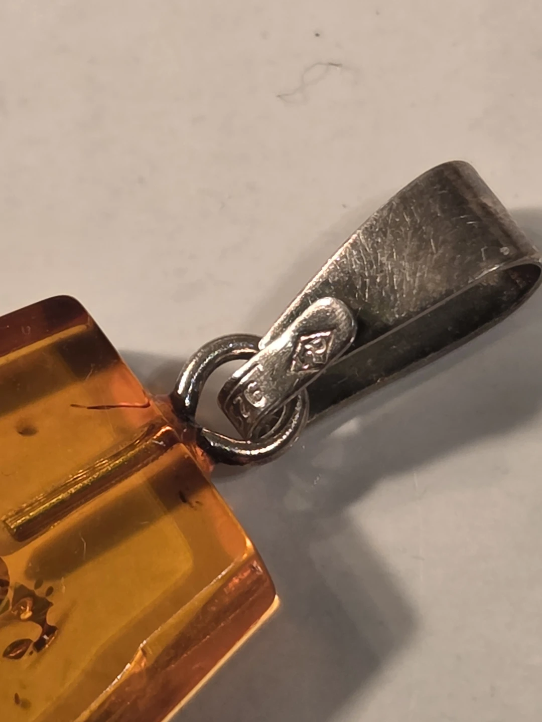Sterling silver  925 and amber pendant s - photo 3