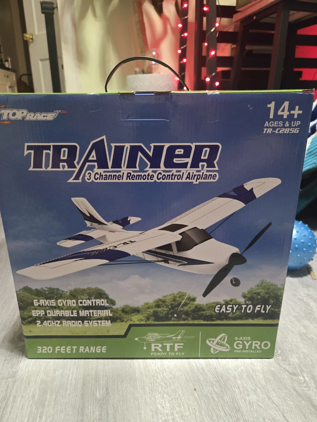 TOPRACE TR-C285G Trainer 3 Channel Remote Control Airplane