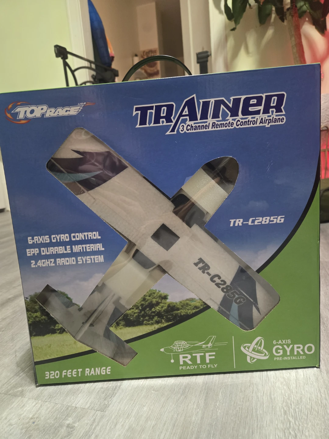 TOPRACE TR-C285G Trainer 3 Channel Remote Control Airplane - photo 2