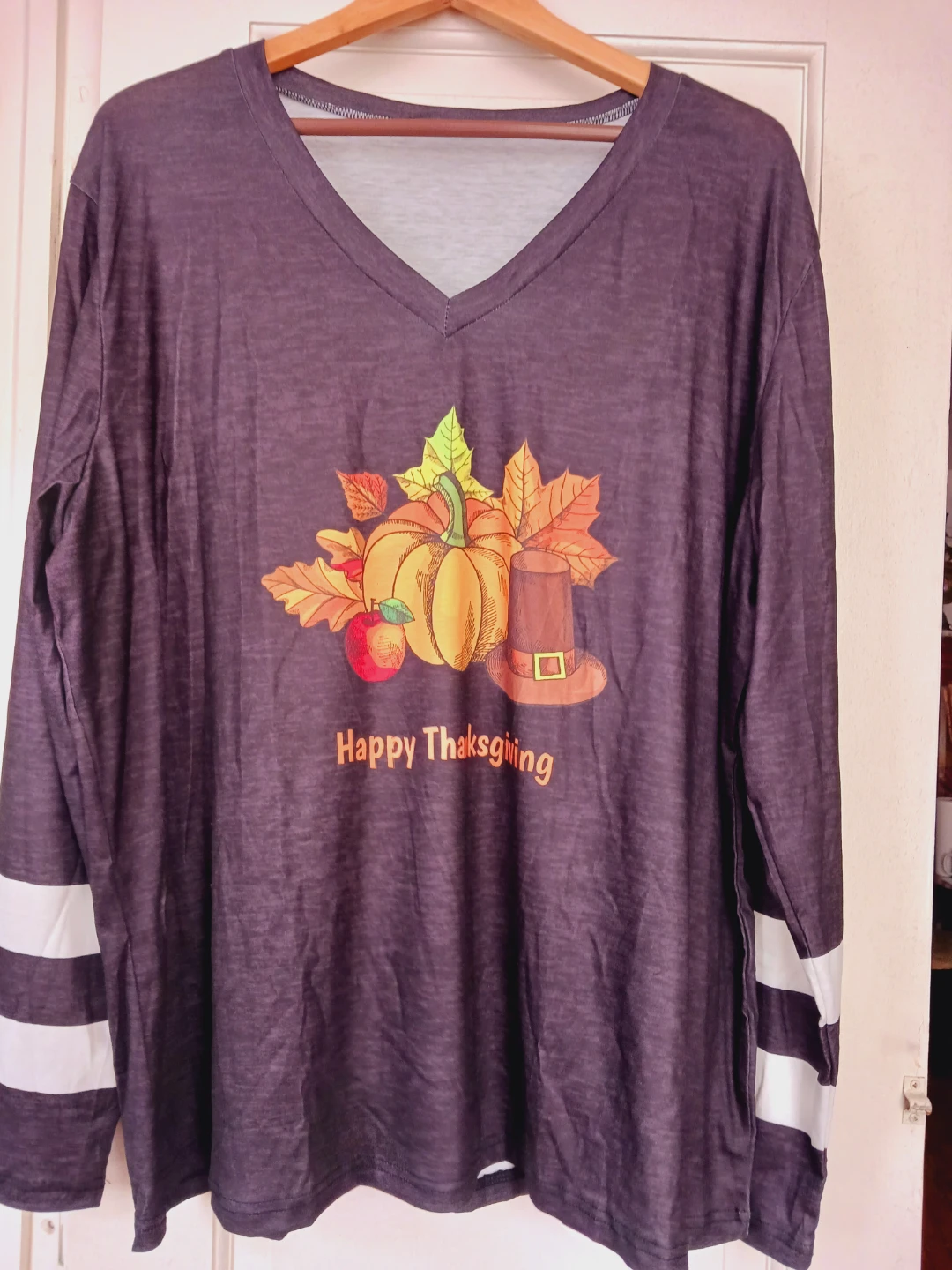 New !!Happy Thanksgiving Long Sleeve Shirt. XL - photo 2