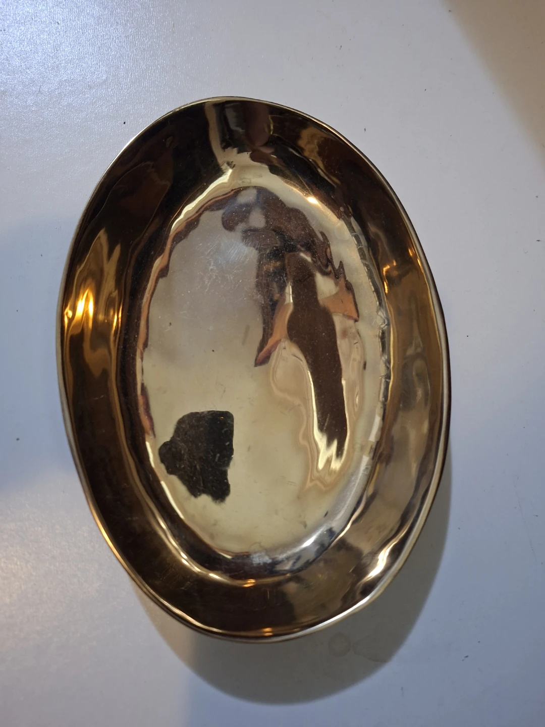 Oval Brass Serving Platter