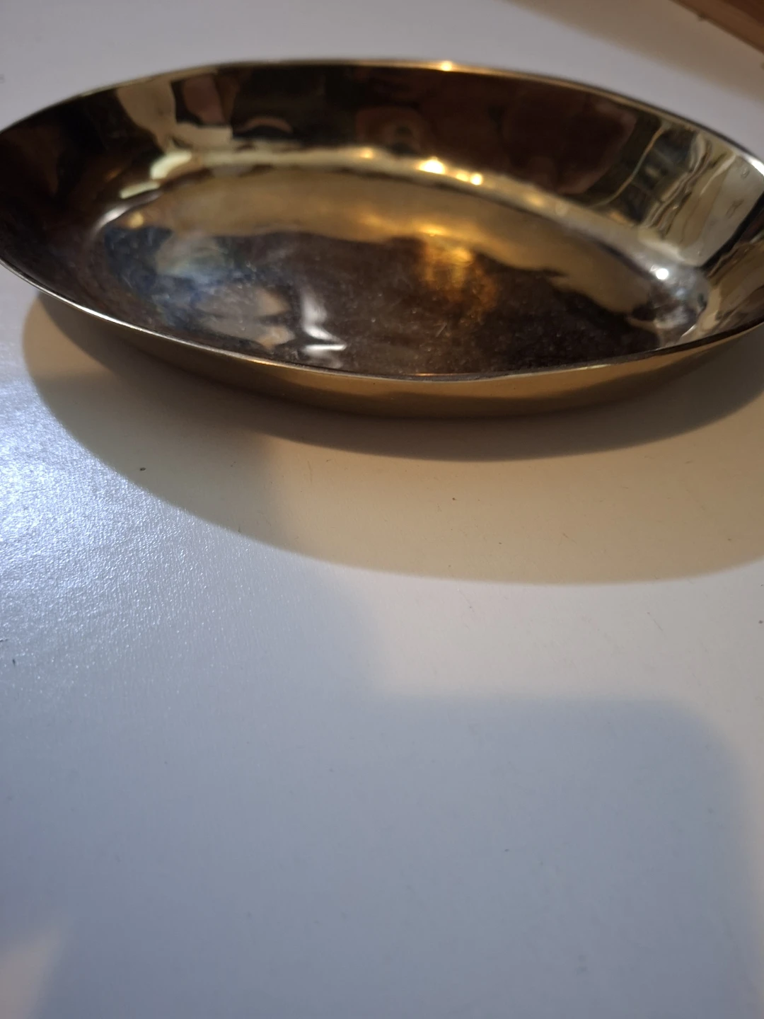 Oval Brass Serving Platter - photo 3