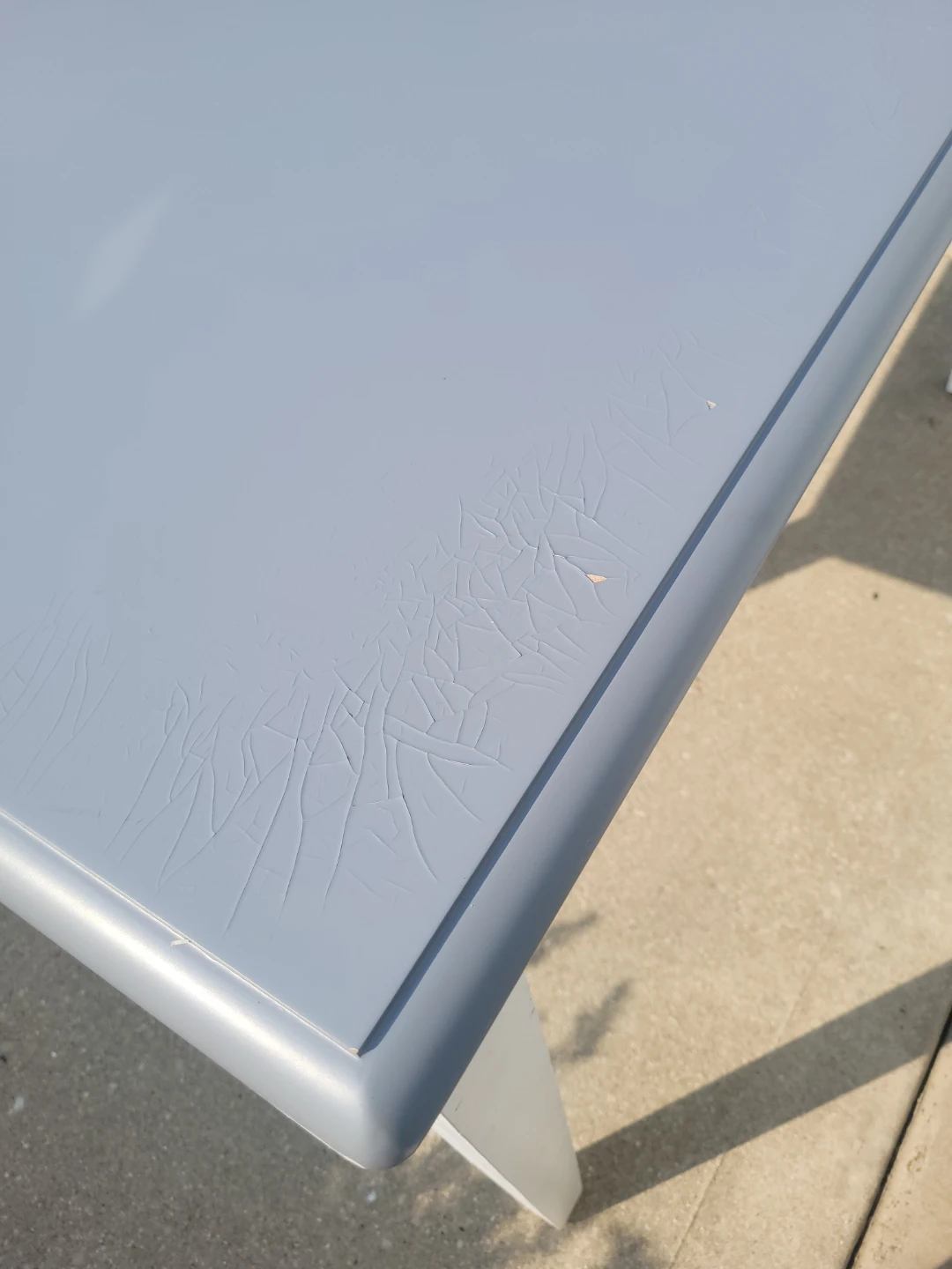 Gray and White Dining Table - photo 2