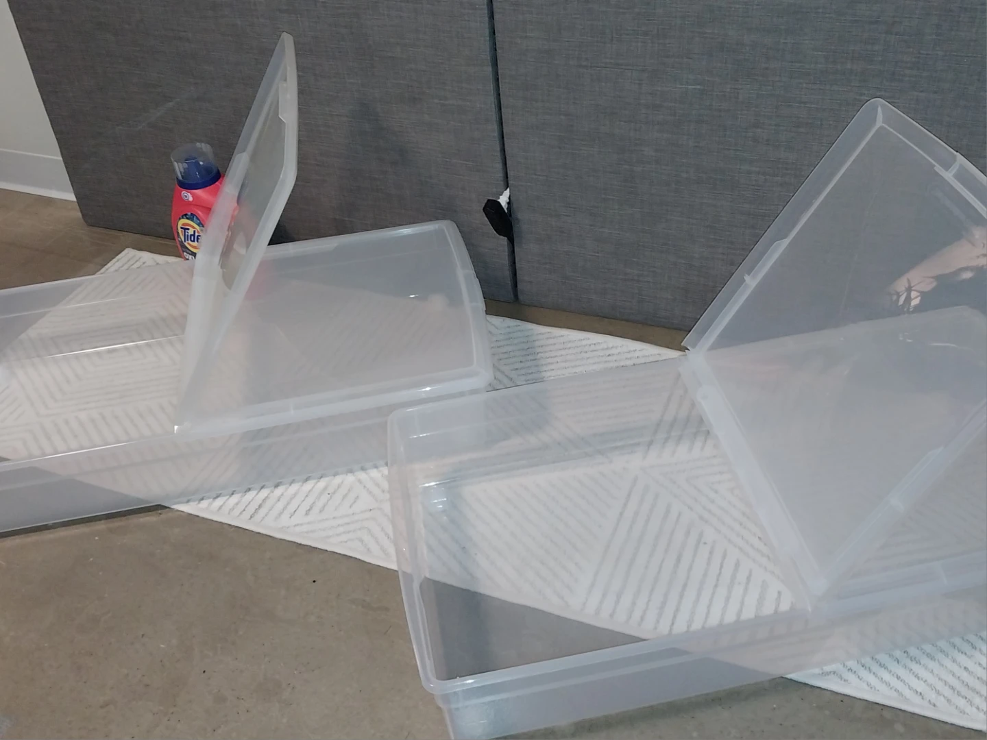 The Container Store Long Under Bed Storage Boxes with Wheels - photo 2