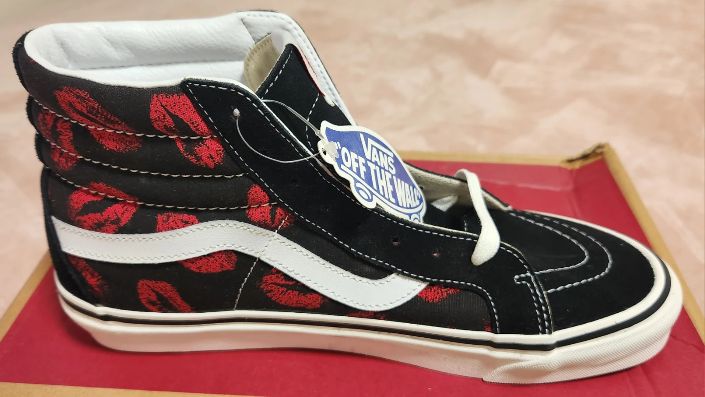 Vans Sk8-Hi 38 DX Anaheim Factory Hot Lips Black/Red Size - photo 5