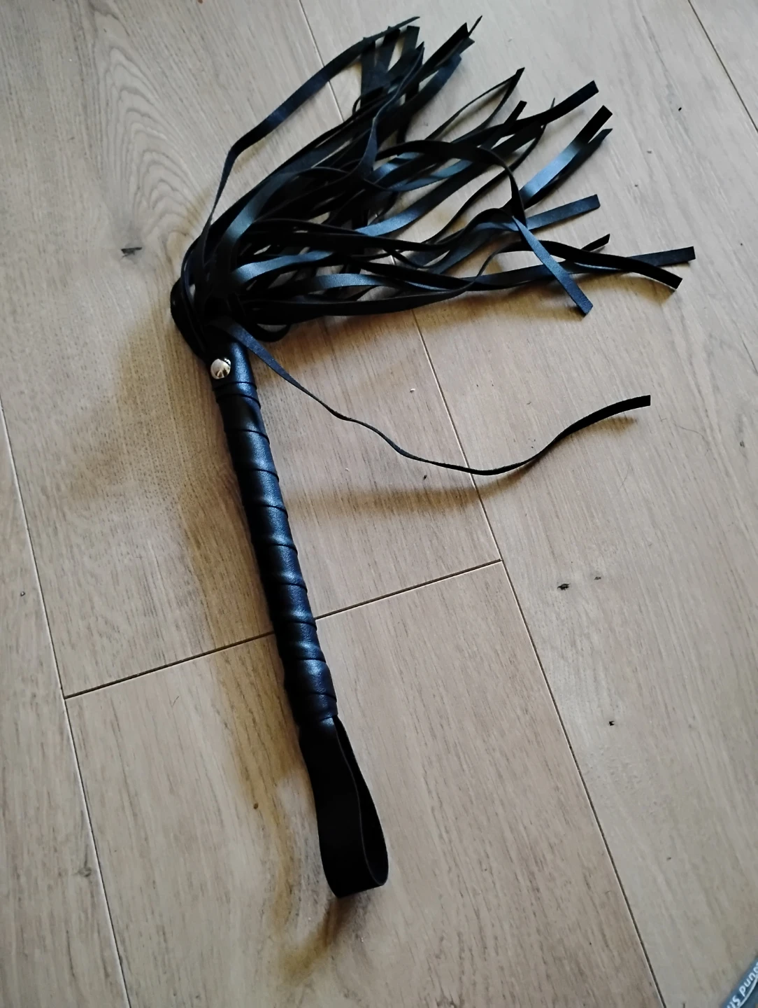 Black Leather Flogger