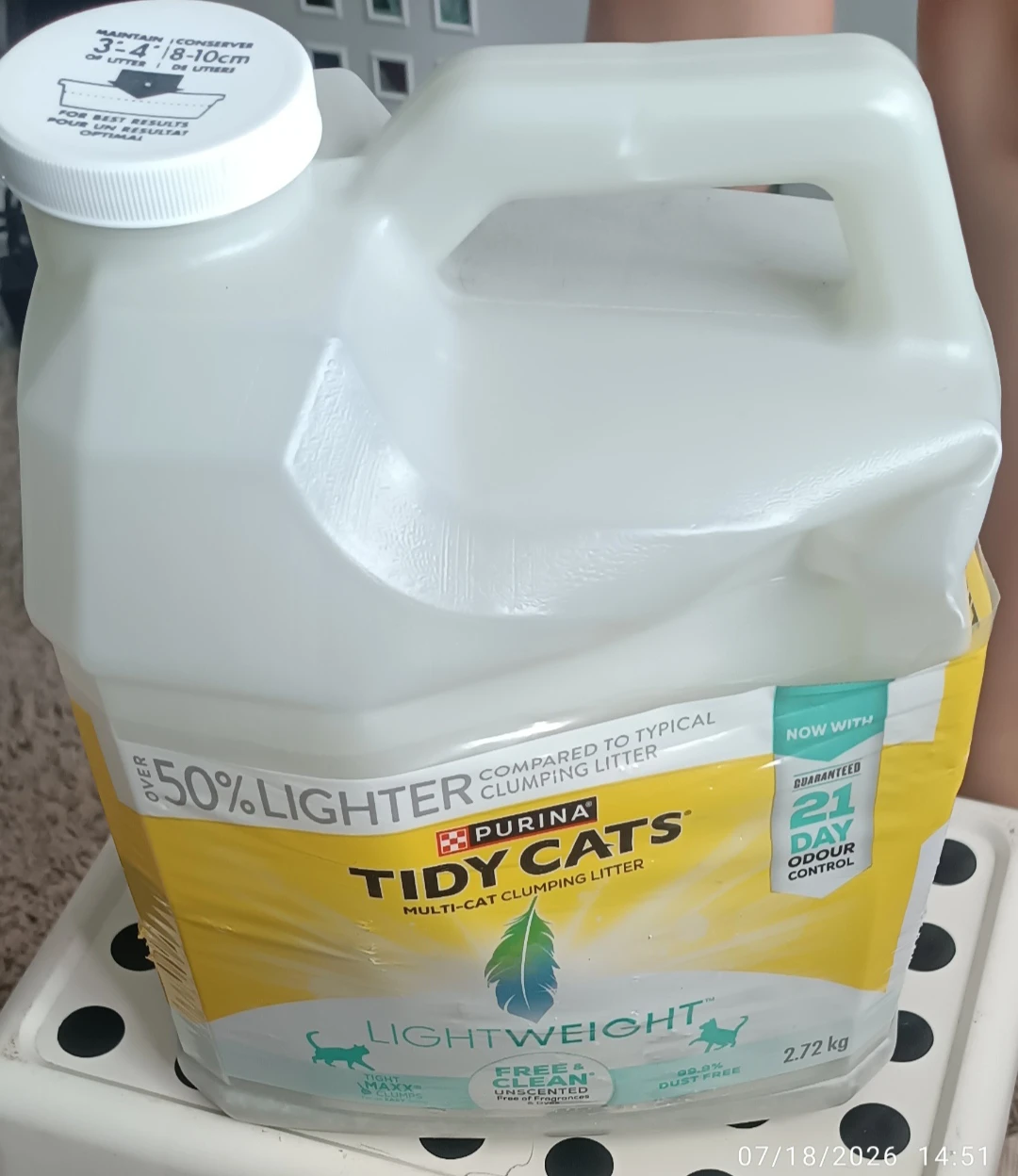 Purina Tidy Cats Clumping Litter HALF FULL