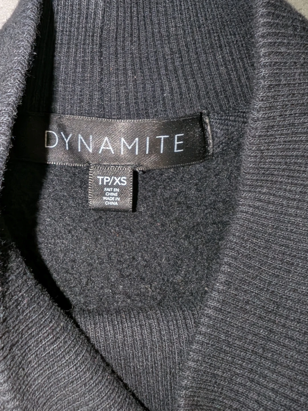 Dynamite Black Turtleneck Sweatshirt Dress - photo 3