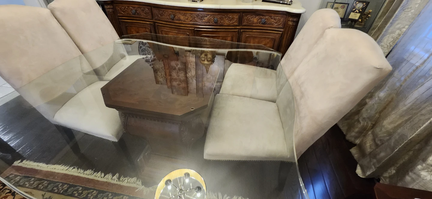 Wooden Pedestal Dining Table Base