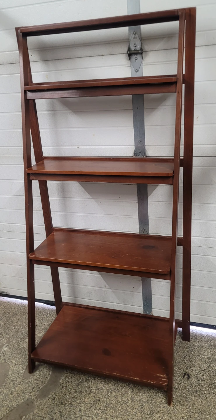 Wooden Ladder Shelf - photo 2