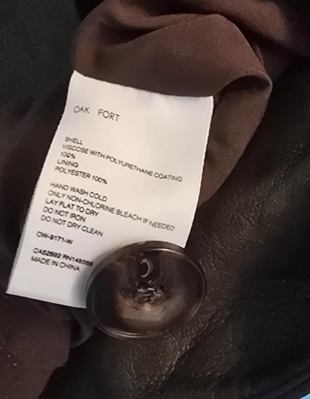 Oak + Fort Faux Leather Blazer - photo 2