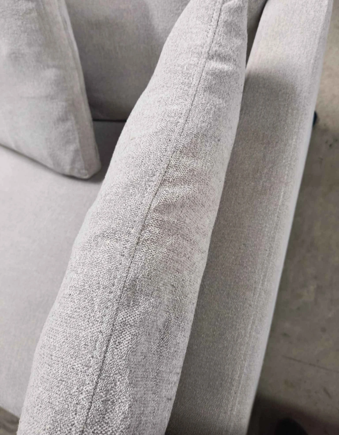 Light Grey Sofa with Pillows - photo 2